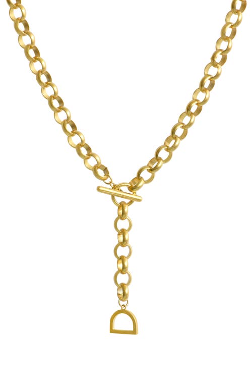 Rolo Chain Necklace in Gold