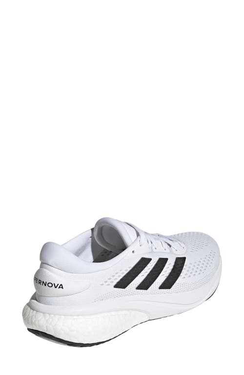 Adidas Originals Adidas Supernova 2 Running Shoe In White/black/dash Grey