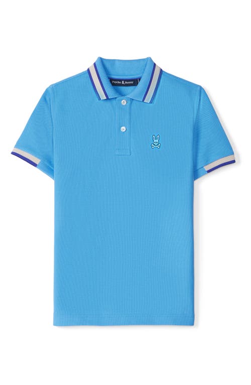 Psycho Bunny Kids' Woodstock Tipped Piqué Polo Marina at