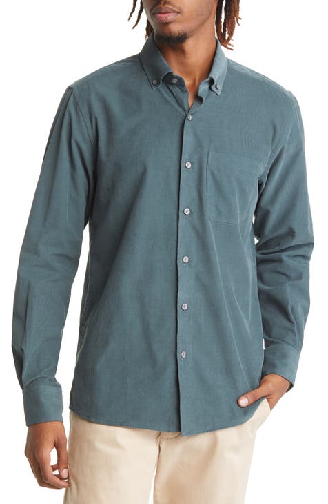 Solid Button-Down Baby Corduroy Shirt