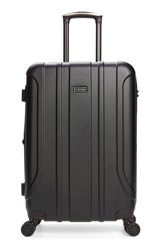 Shop Calpak Romer 24" Hardside Expandable Spinner Suitcase In Black