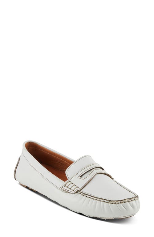 Spring Step Audette Penny Loafer In White