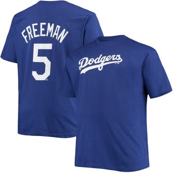 Men's Nike Freddie Freeman White Los Angeles Dodgers Authentic Player Jersey, 44