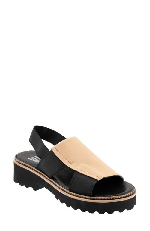 Bueno Amy Slingback Platform Sandal Light Tan at Nordstrom,