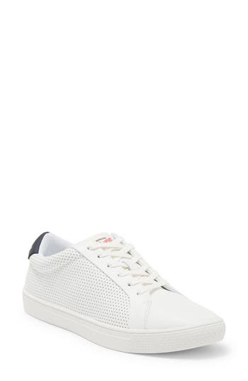 Shop Official Program Court Low Top Sneaker In White/dark Grey