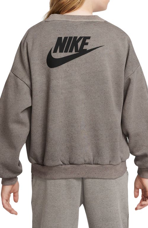 NIKE NIKE KIDS' FLEECE LOGO SWEATSHIRT 