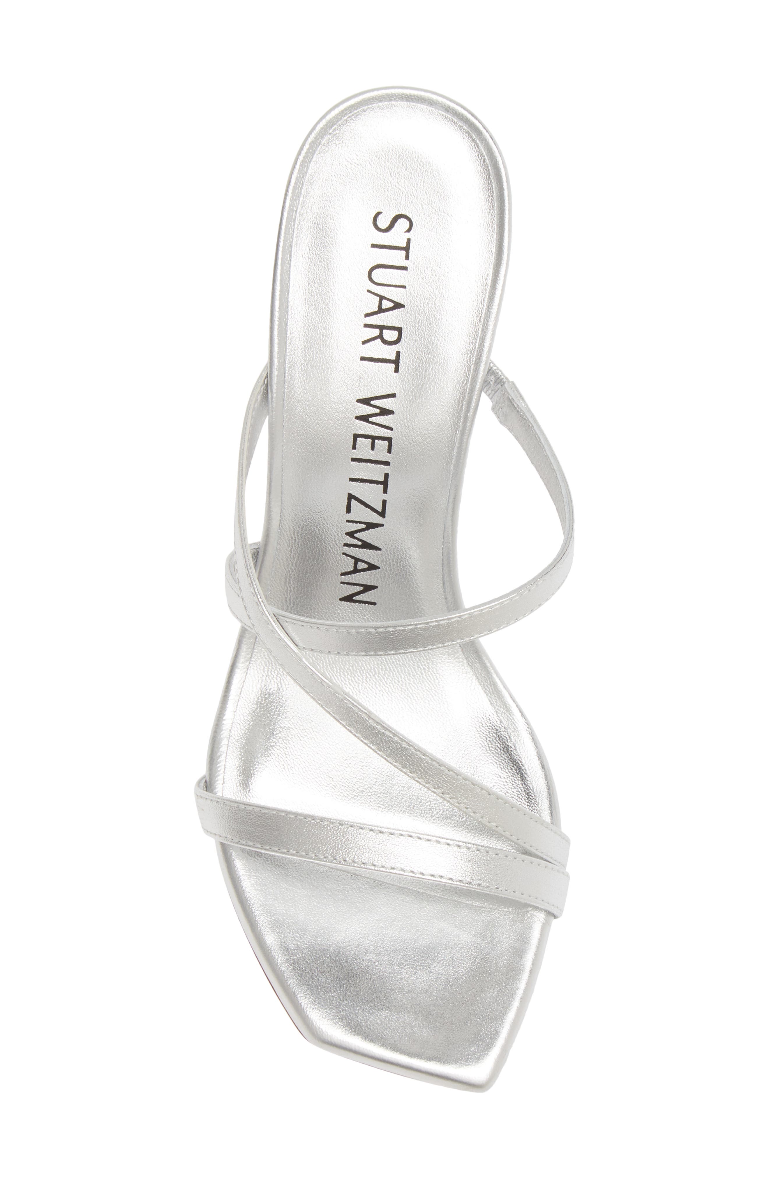 Stuart Weitzman 90mm leather sandals - White