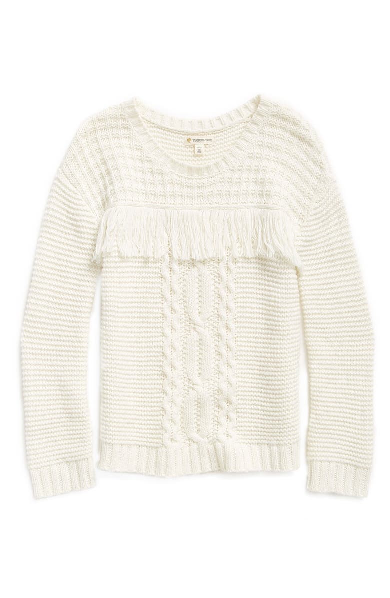 Tucker + Tate Cable Knit Sweater (Big Girls) | Nordstrom