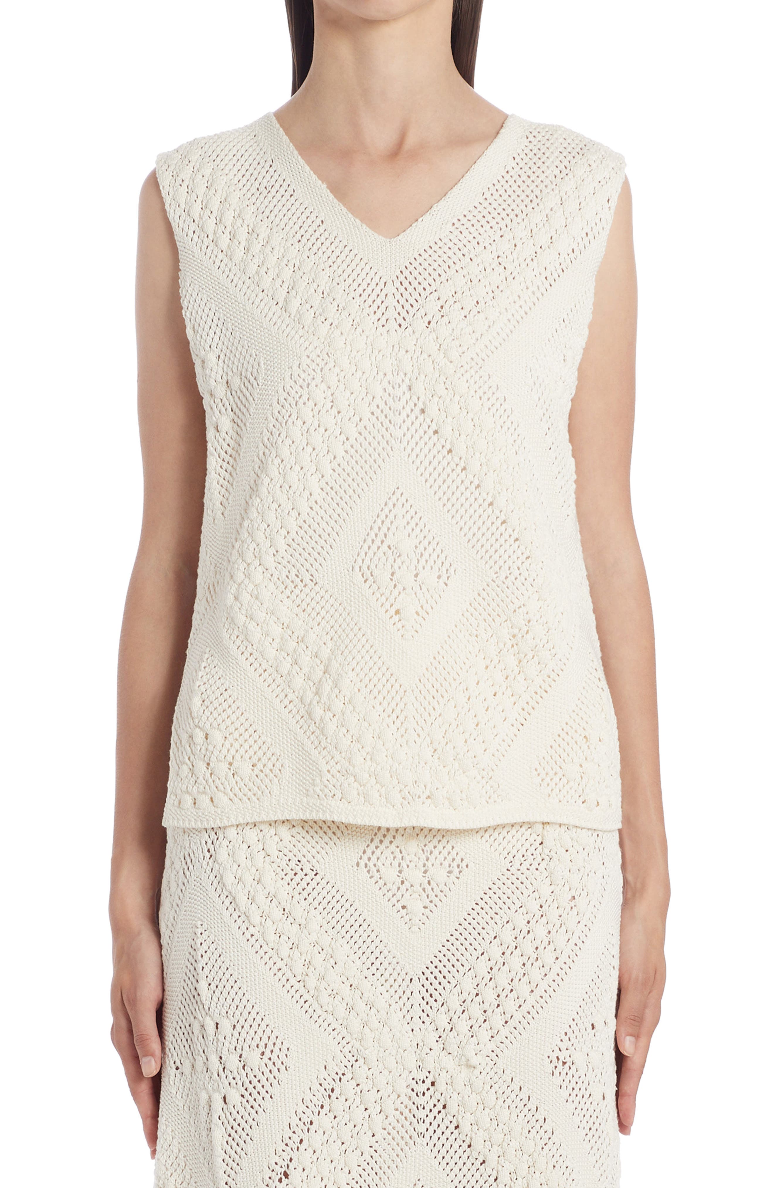 popcorn stitch sweater