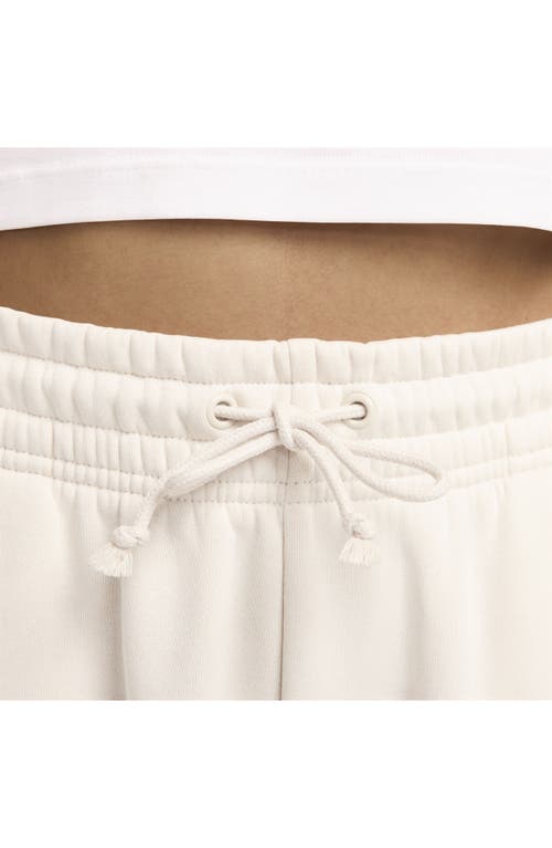 Nike Womens Phoenix Hr Os Pants In Light Orewood Brown/sail