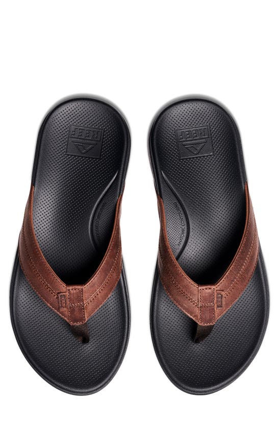 Reef Cushion Phantom 2.0 Flip Flop In Brown/ Black