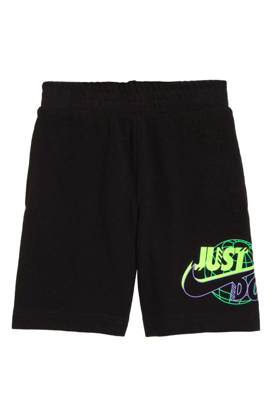 Nike Kids' Sportswear Digital Escape Shorts In Black