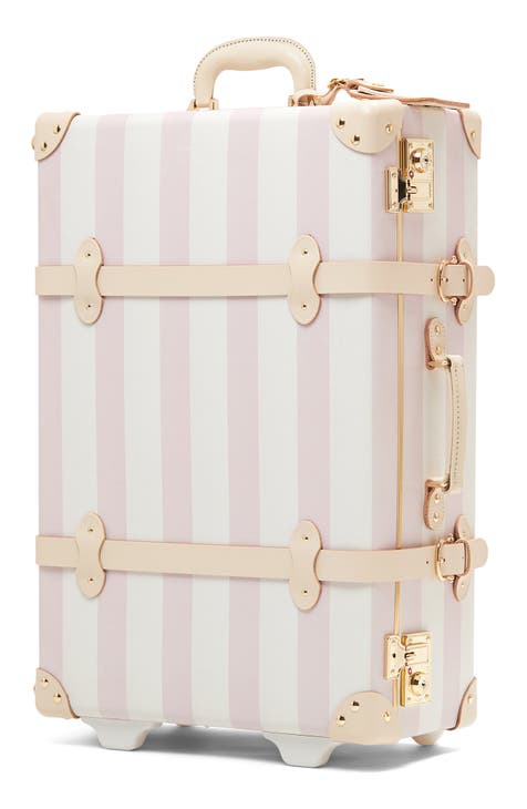 Pink designer sales luggage