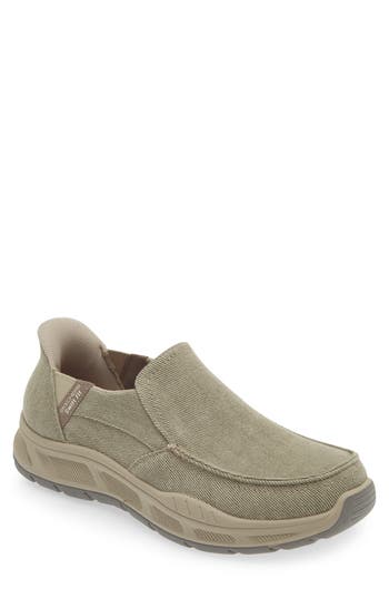Skechers Swift-fit Slip-on Sneaker In Taupe
