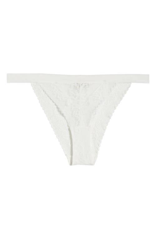 Shop Free People Reya Lace Bikini In Ivory