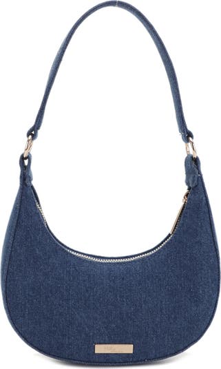 Mali Lili Leilani Woven Denim Baguette Shoulder Bag Nordstrom