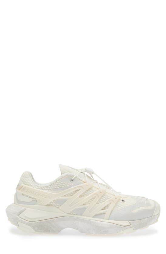 Salomon Xt Pu.re Advanced Sneaker In Vanilla Ice/gray/silver