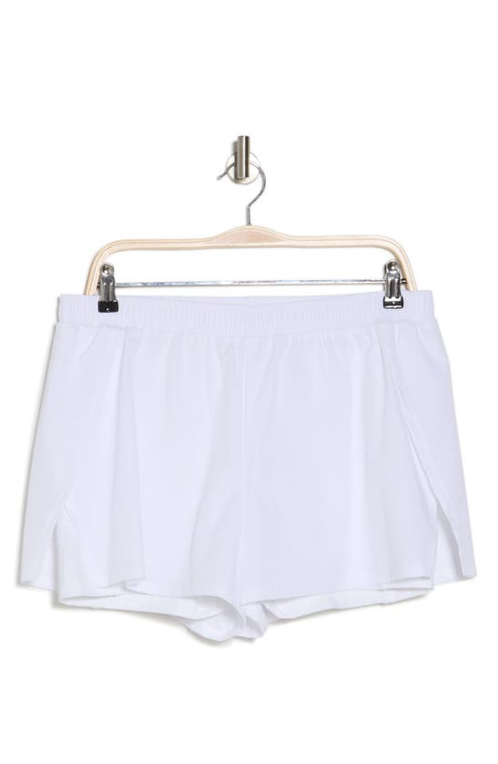 Shop Z By Zella Sprint Side Slit Shorts In White