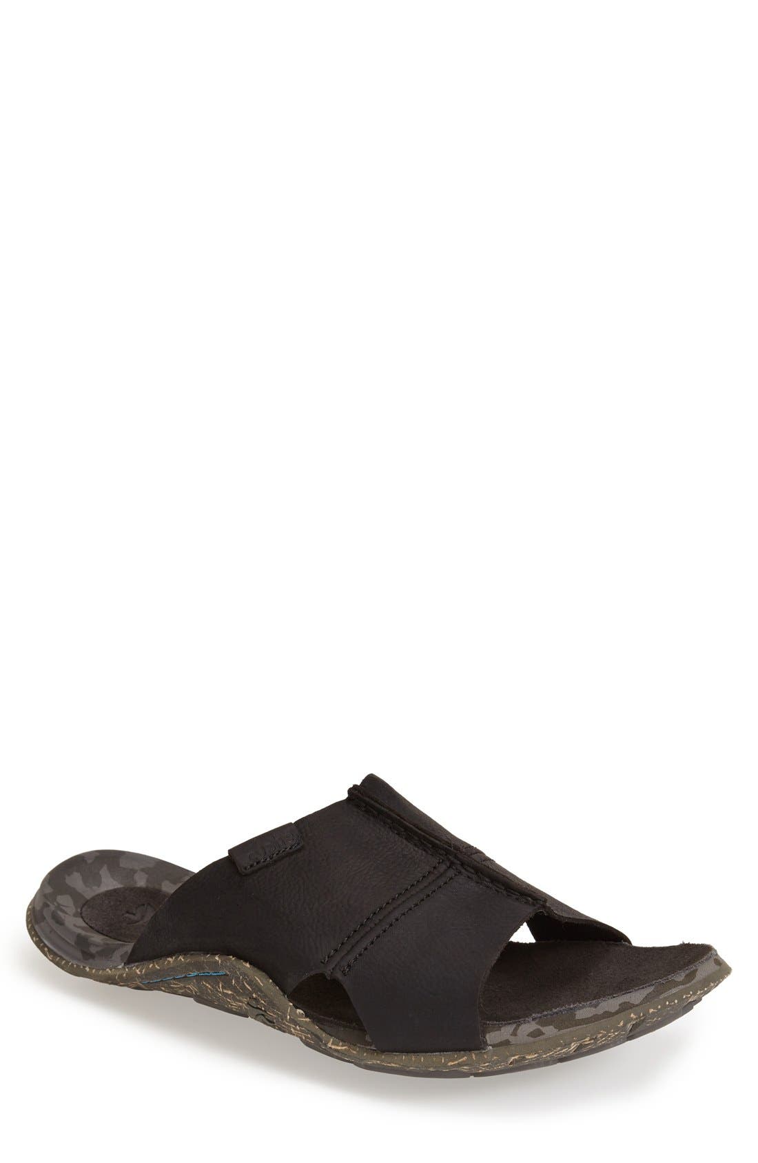 Cushe 'Argos' Leather Slide Sandal (Men 
