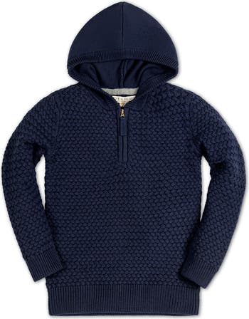 Hope Henry Baby Boys Organic Hooded Half Zip Sweater Infant Nordstrom