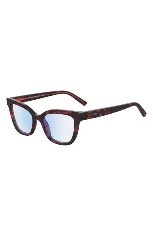 Kate Spade New York Joanie 52mm Reading Glasses In Red Havana