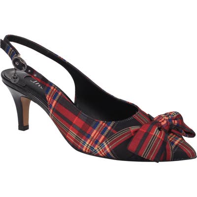 J. Renee Birkita Slingback Pump, Red