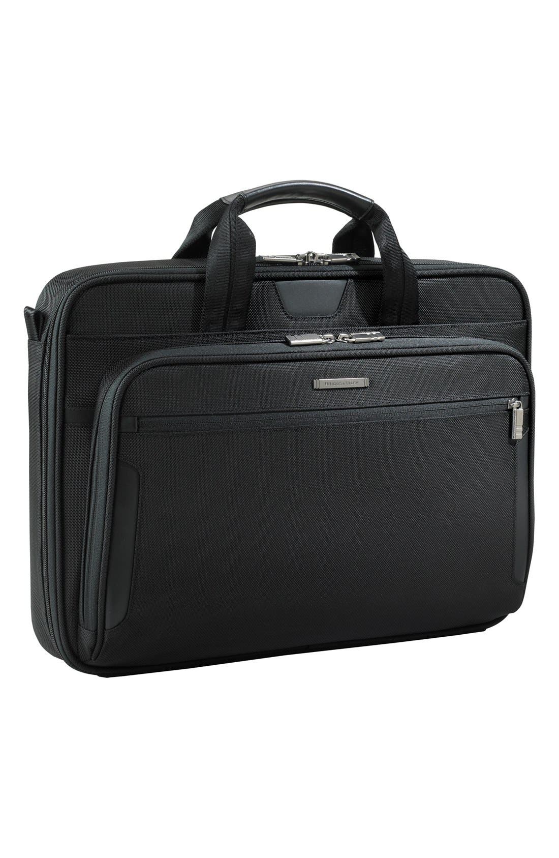 Briggs & Riley 'Large Slim' Ballistic Nylon Briefcase Nordstrom