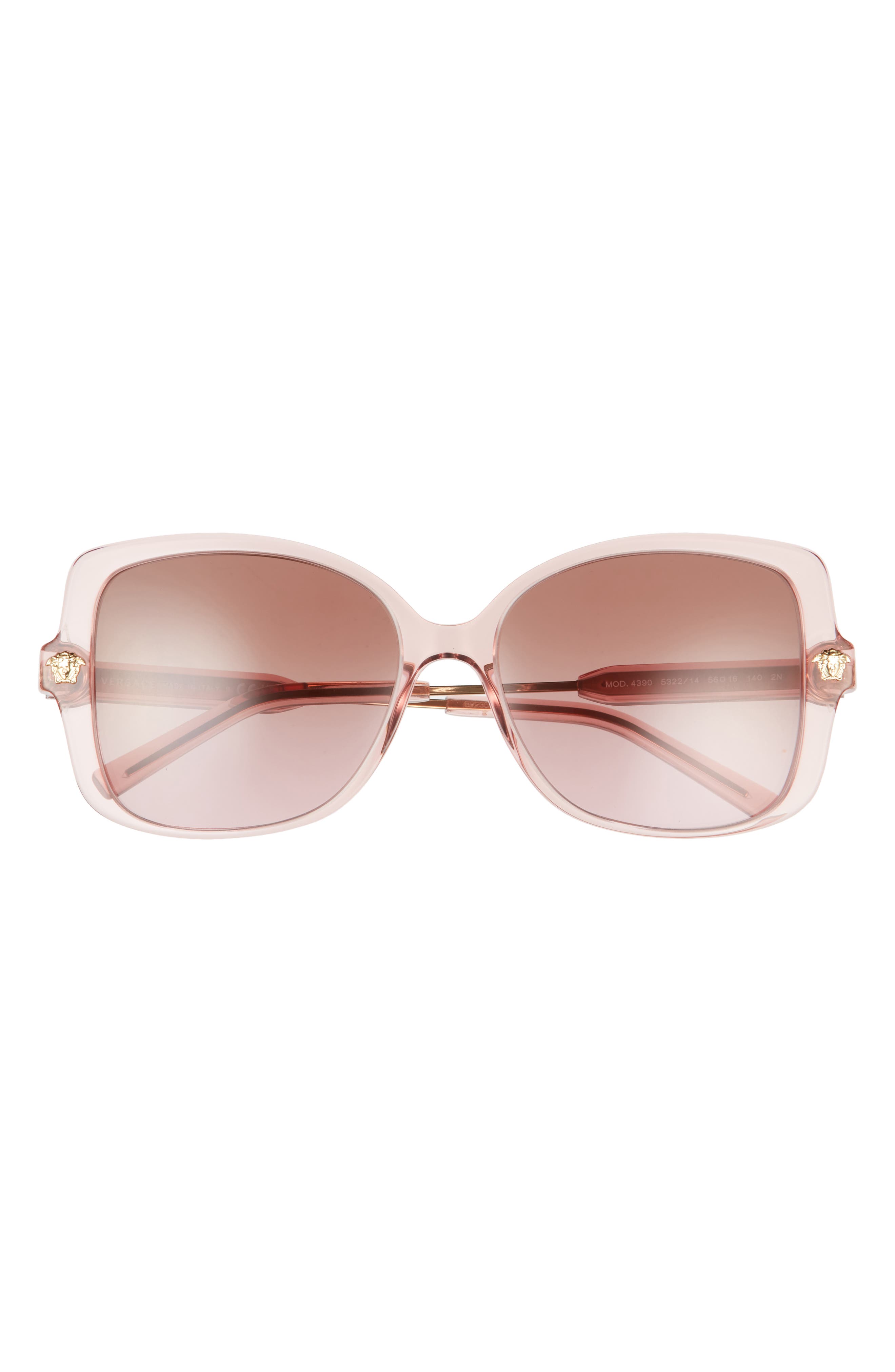 versace 56mm butterfly sunglasses