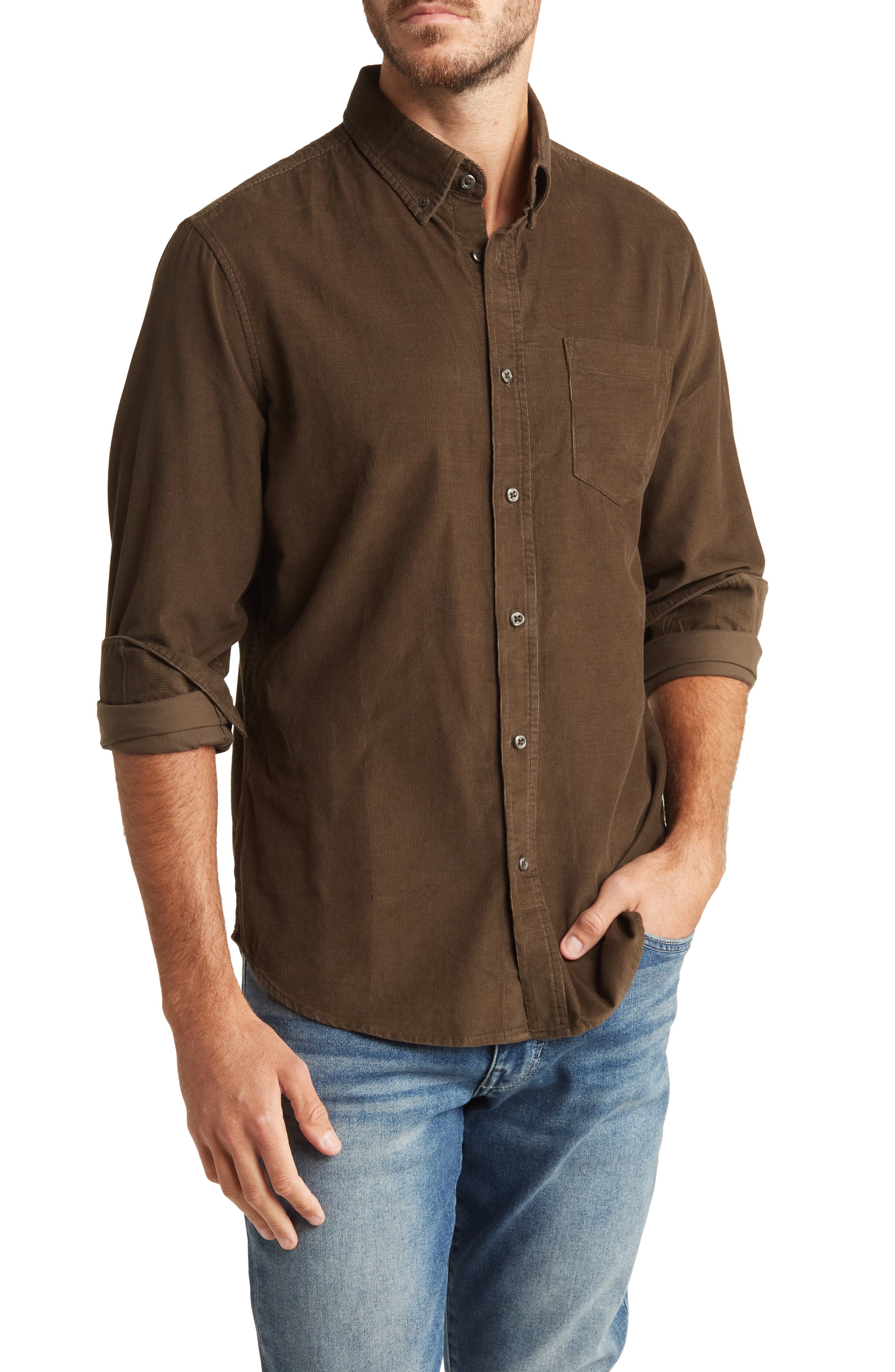 DIESEL Cotton Western Check Shirt in Brown for Men Mens Clothing Shirts Casual shirts and button-up shirts 