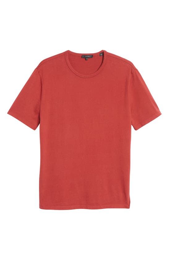 Vince Solid T-shirt In Vermouth