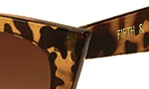 FIFTH & NINTH FIFTH & NINTH CHICAGO 53MM CAT EYE SUNGLASSES 