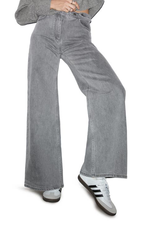Women's High Waist Sculpt Flared Jeans Denim Pants Avec Les Filles