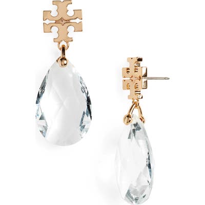 Tory Burch Kira Crystal Drop Earrings