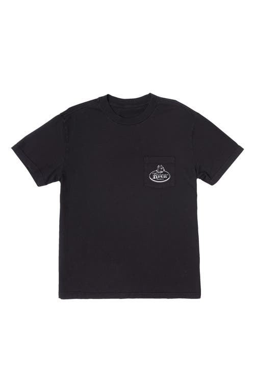 RVCA Bull Terrier Logo Pocket Graphic T-Shirt Black at Nordstrom,