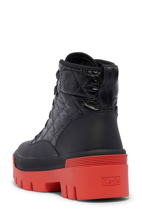 Keds ® Soho Combat Boot In Black