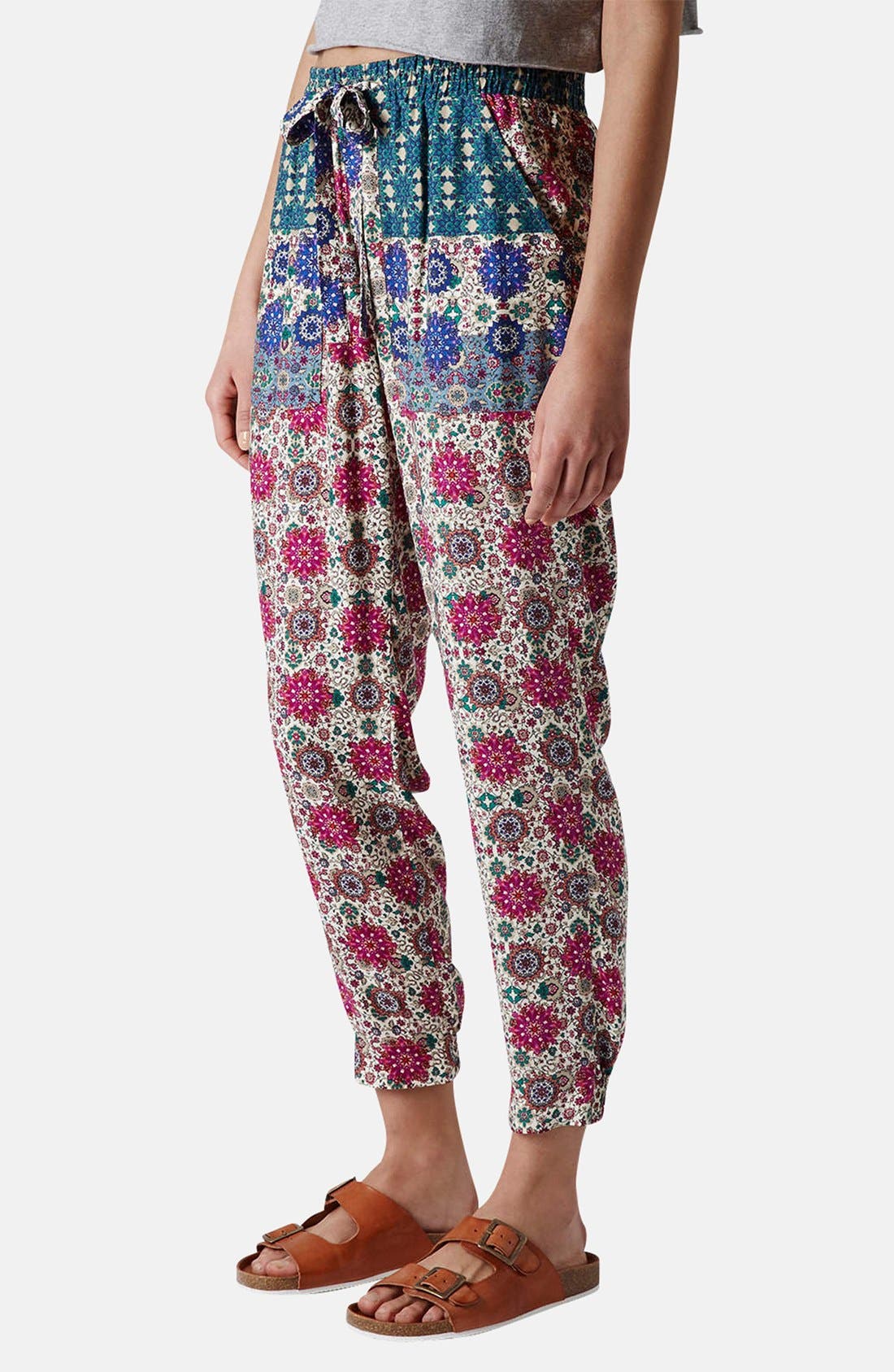 Mixed Print Track Pants Nordstrom