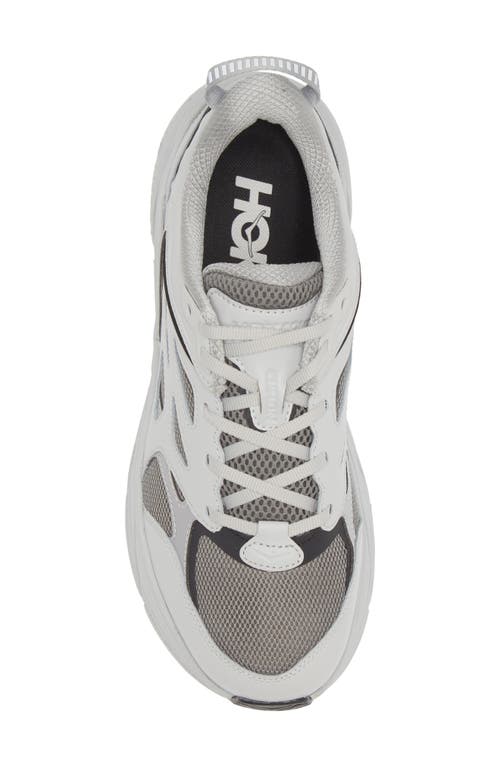 Shop Hoka Clifton L Walking Sneaker In Stellar Grey/stardust