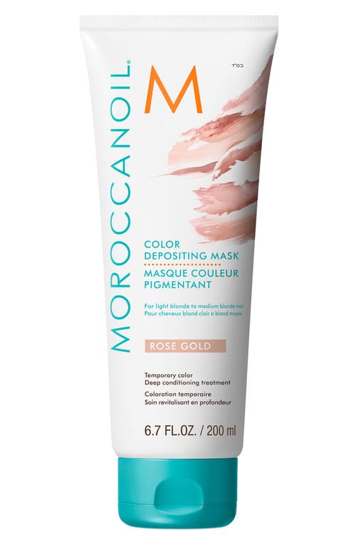 MOROCCANOIL Color Depositing Mask Temporary Color Deep Conditioning Treatment in Rose Gold at Nordstrom, Size 6.7 Oz