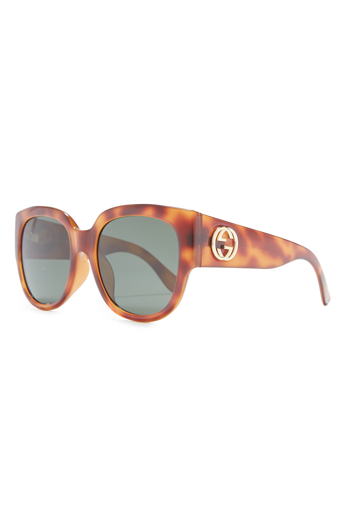 gucci 55mm oversized square sunglasses