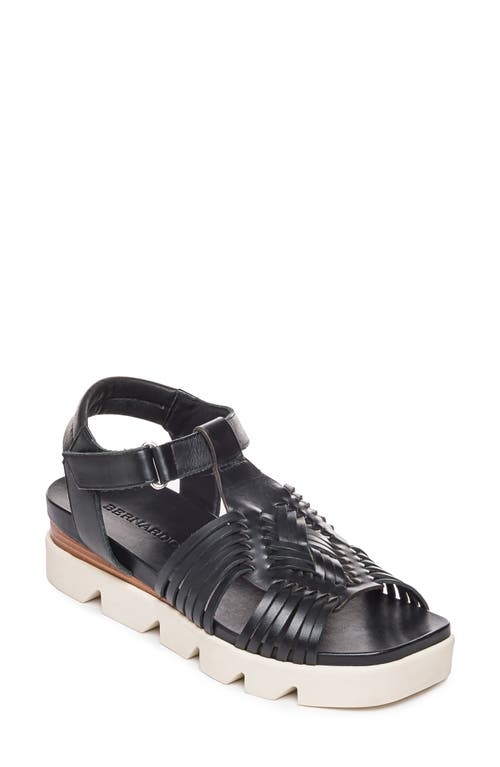 BERNARDO FOOTWEAR Bernardo Cora Platform Ankle Strap Sandal in Black