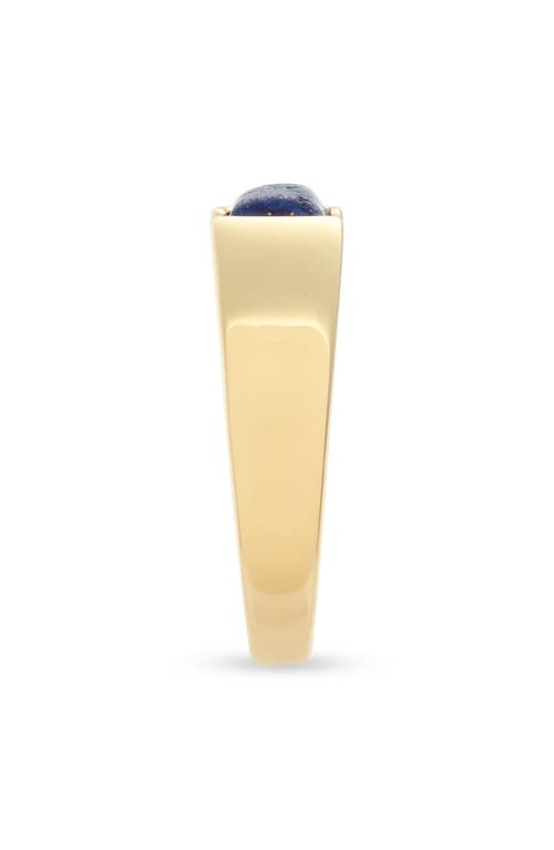 Shop Nordstrom Demi Fine Semiprecious Stone Ring In Lapis- Gold