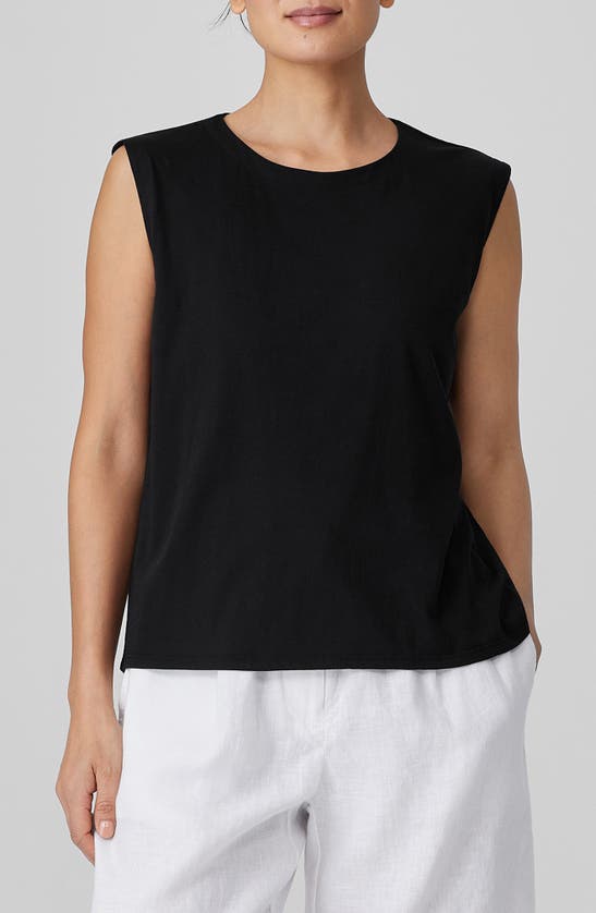 Eileen Fisher Sleeveless Top In Black