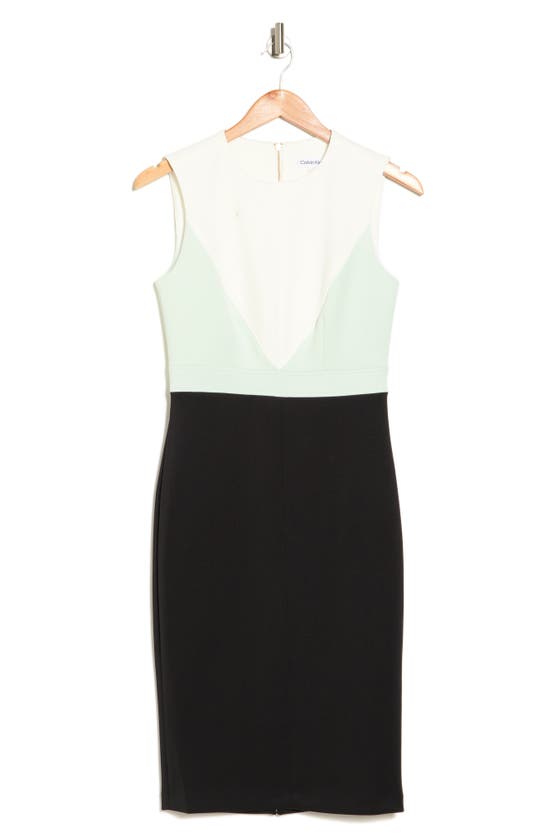 calvin klein black and ivory dress Calvin Klein dress