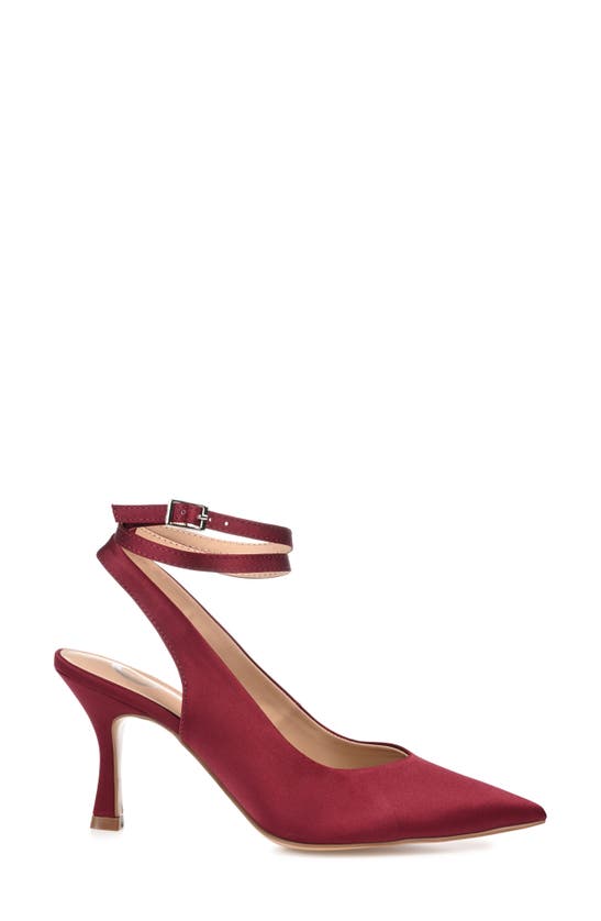 Journee Collection Marcella Pump In Wine