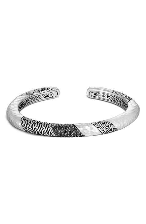 Missoma Mens Classic Cuff Bracelet | Sterling Silver