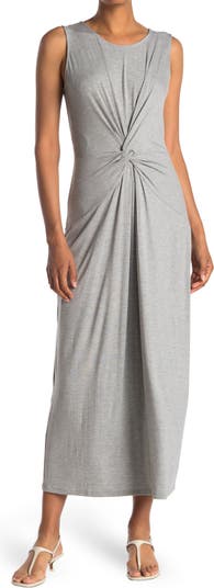 Nina Leonard Sleeveless Midi Dress