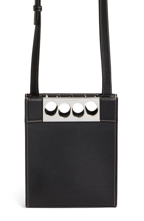 Alexander McQueen Mini The Grip Leather Tote in Black at Nordstrom