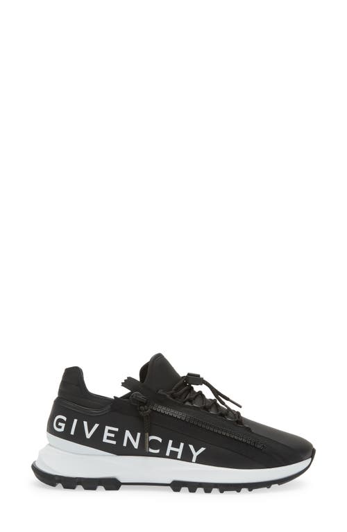 Shop Givenchy Spectre Zip Sneaker In Black/white