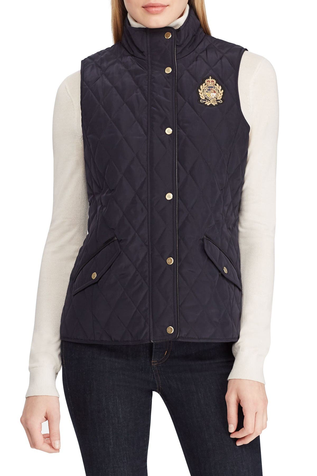 polo quilted vest