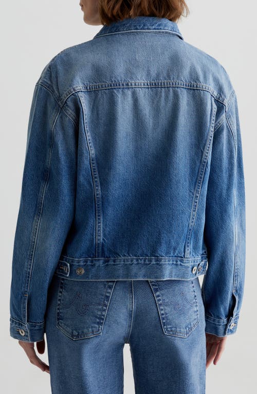 Shop Ag Ramie Denim Jacket In Stockholm